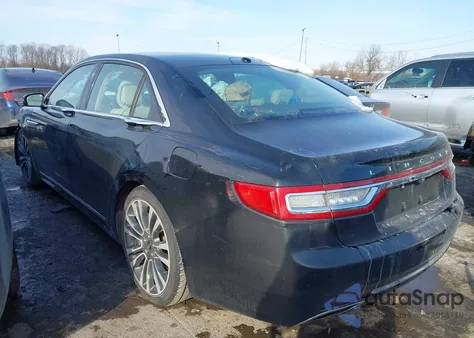 2017 Lincoln Continental Select z USA, uszkodzony, nr VIN 1LN6L9SK7H5627101